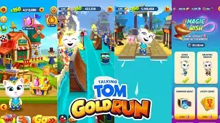 Non-Stop Run : Talking Tom Gold Run | Genie Angela🧞‍♀️ | Magic Wish Event🔮 | Android / Ios Game