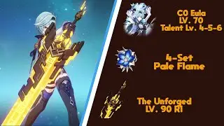 The Unforged + Eula Floor 12 Abyss Showcase - Genshin Impact