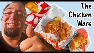 The Chicken Wars, McDonalds new Spicy Chicken vs Popeyes vs Chic Fil A Taste Test