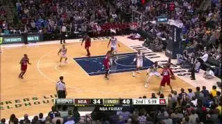 Dwyane Wade Highlights vs Pacers 01/02/13 17 points