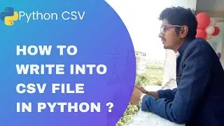 How to write into CSV file with delimiter using DictWriter class | Python CSV in Tamil