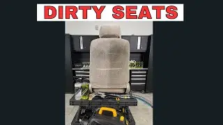 How to EASILY Clean DIRTY Car Seats! Ripclean Thrasher + Attacker!