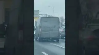 Газель из Трёхозёрок на МКАДе. 24 февраля 2024 г.