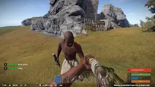 Rust Social Experiment - Giving a random player a gun