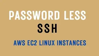 Passwordless SSH to AWS EC2 instances