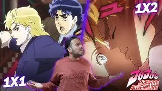 Jojo's Bizarre Adventure Episodes 1 & 2 Reaction: Dio is an 