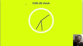 How to build a Clock using CSS and Javascript for Beginners.