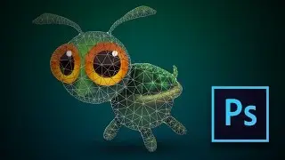 Puppet Warp Animation Game Design in Photoshop - Cute turtle creature animation tutorial