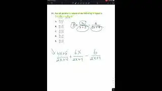 ACT Math 36 in 60 complex Algebra