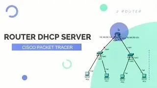 Setting Router dhcp server pada Cisco Packet Tracer