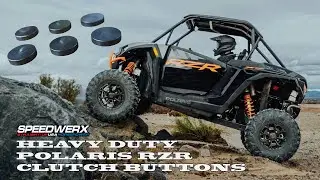 HEAVY DUTY POLARIS RZR CLUTCH BUTTONS // Speedwerx USA