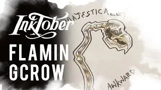 [Inktober Speed Drawing] Day 5: Flamingcrow