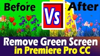 how to remove green background in adobe premiere pro