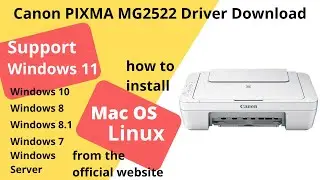 Canon PIXMA MG2522 Driver Download and Setup Windows 11 Windows 10, Mac 14, Mac 13