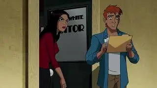Lois Lane & Perry White Fight About Her Expose on Lex Luthor- SUPERMAN: DOOMSDAY (2007). DCAU.
