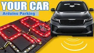 YOU HAVE TO TRY !!! Car Parking Assistant ultrasonic Sensor HC-SR04 and Leds