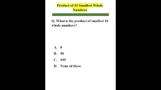 Product of 10 Smallest Whole Numbers 