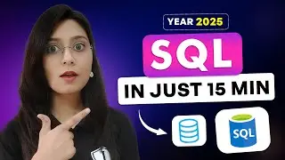 Learn SQL Basics in Just 15 Minutes! 🚀 | Beginner's Guide to SQL