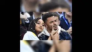 Andre Gray and Leigh-Anne Pinnock