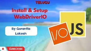Part 2: Install and Setup WebDriverIO with Javascript | Telugu
