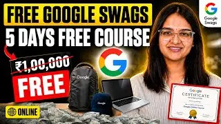 🔥Google FREE Certificate AI Course 2026 + Free Swags 🎁 | 5 Days Only | Apply Now (Limited Time!)