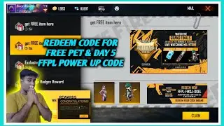 REDEEM CODE FOR INCUBATORE BUNDLE FFPL DAY 6 ROCKY PET REDEEM CODE ANNOUNCED FREE FIRE
