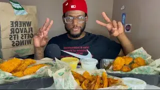 ASMR| WINGSTOP MUKBANG 🍗