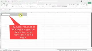 Controlling Microsoft Excel's cursor direction