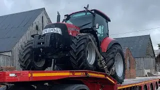 New Case Tractor Arrives On The Farm.