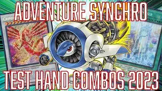 YUGIOH Adventure Synchron Test Hand Combos