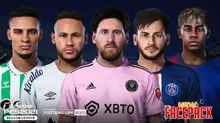 NEW FACEPACK PES 2021 SEASON 2025 | Football Life 25