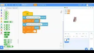 Making a Simple Addition Program in Scratch - Introduction to Variables