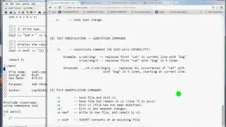 Unix vi editor C -  power commands for MAX efficiency