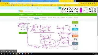 Solve systems of linear equations with elimination method