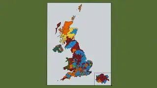 2024 United Kingdom General Election Results in Minecraft