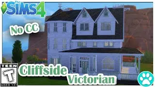 |Cliffside Victorian| The Sims 4: Build Collab w/Yasmine-Nadia