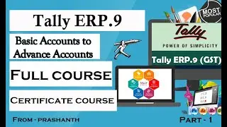 Tally Full Course in kannada (year 2020 New version) Learn full Tally ERP 9 in  kannada ಟ್ಯಾಲಿ
