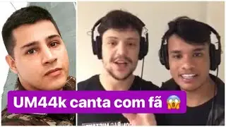 UM44K cantando com fã 😲 Marlon Falcão