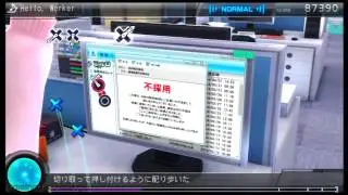 Hatsune Miku: Project Diva F 2nd - Hello, Worker (Normal) [HD]