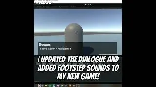 I added foot step sounds to my new game ! 