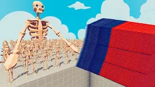 200x SKELETON + 1x GIANT vs EVERY GOD - Totally Accurate Battle Simulator TABS