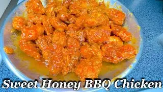Sweet Honey Barbecue Chicken Bites | #HoneyBBQChickenBites #chickenbites