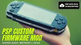 [PSP] How to Safely Jailbreak Mod PSP & Play Games from SDCard | 6.60 PRO-C Update | Tutorial 2022
