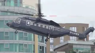 Sikorsky S-92 G-LAWX -- London Battersea Heliport
