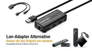 Fire TV Stick 4k, Fire TV 3 & Stick 2: OTG Kabel, USB & LAN-Adapter gleichzeitig nutzen