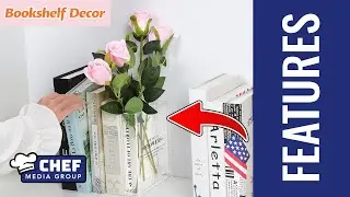 Book-Shaped Vase for Flowers