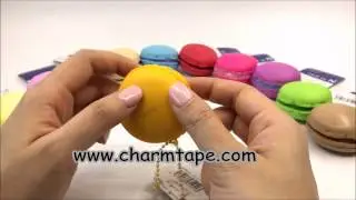 Cafe de N Orange macaron squishy charm kawaii