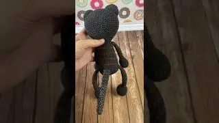 Custom crochet kitten toy