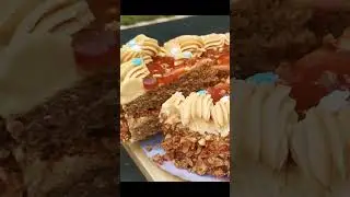 เค้กกาแฟบัตเตอร์ครีมคาราเมล สปันจ์เค้กไม่ใส่สารเสริม #ขนมหวาน #เบเกอร์รี่ #cakes #กาแฟ #ไม่ใส่สาร