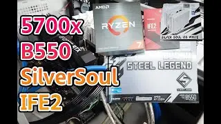 changed pc to Ryzen 5700x, B550m Steel Legend, IFE2, and Silver Soul 135, check temp FF15 bench.
